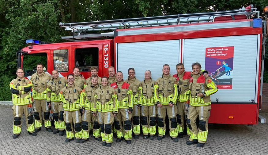 Groepsfoto genomen op de gemeentehaven in 2018